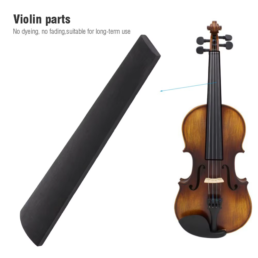 Diapasón de Ébano Profesional para Violín y Violonchelo - imagen 2