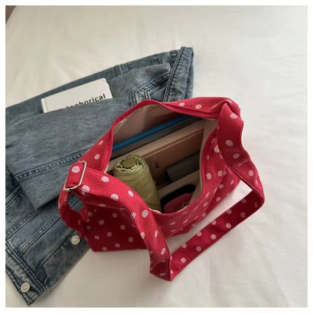 Bolso Hombro Mujer Diseño Puntos con Gran Capacidad - imagen 3