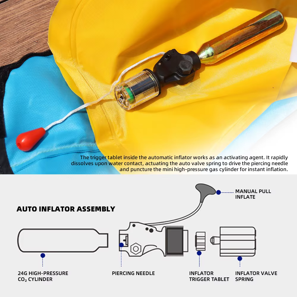 Chaleco Salvavidas Inflable ZYZHE - Automático para Pesca - imagen 3
