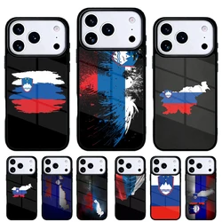 Funda iPhone 17 con bandera de Eslovenia – Carcasa trasera protectora