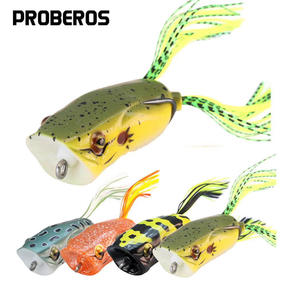 Rana Topwater Flotante de Silicona para Black Bass y Lucio - imagen 4