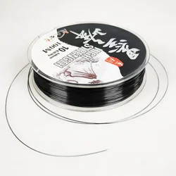 Línea de nylon negra para garpo y calamar, resistente