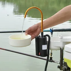 Bomba de agua portátil a batería para pesca con manguera
