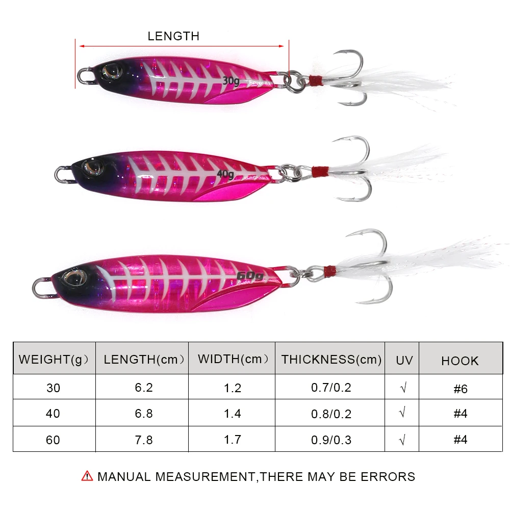 Señuelo para lances largos y pesca de especies marinas