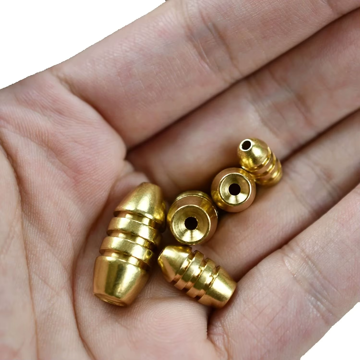 Plomos bala de latón para pesca – Texas Rig y Drop Shot - imagen 4