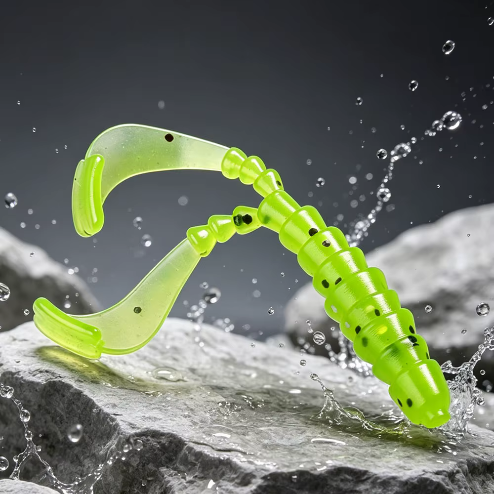 Vinilo Doble Cola Rockfishing – Señuelo para Pesca Costera - imagen 3