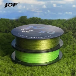 Sedal trenzado multifilamento JOF PE – 8 hebras para agua salada y dulce