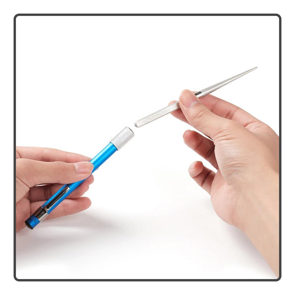 Afilador de anzuelos con diamante Mini boligrafo - Herramienta pesca - imagen 2