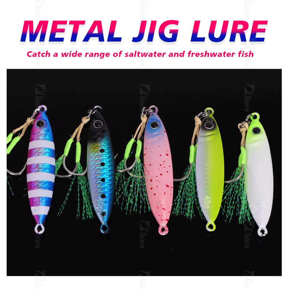 Jig Head brillante para lubina – Hundimiento lento - imagen 5