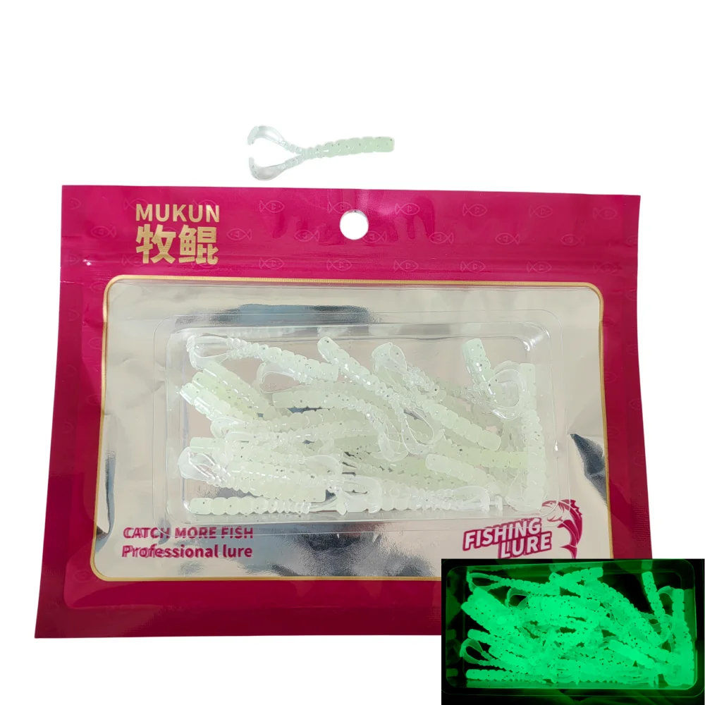 MUKUN Señuelos blandos de vinilo para pesca de fondo – Lubina