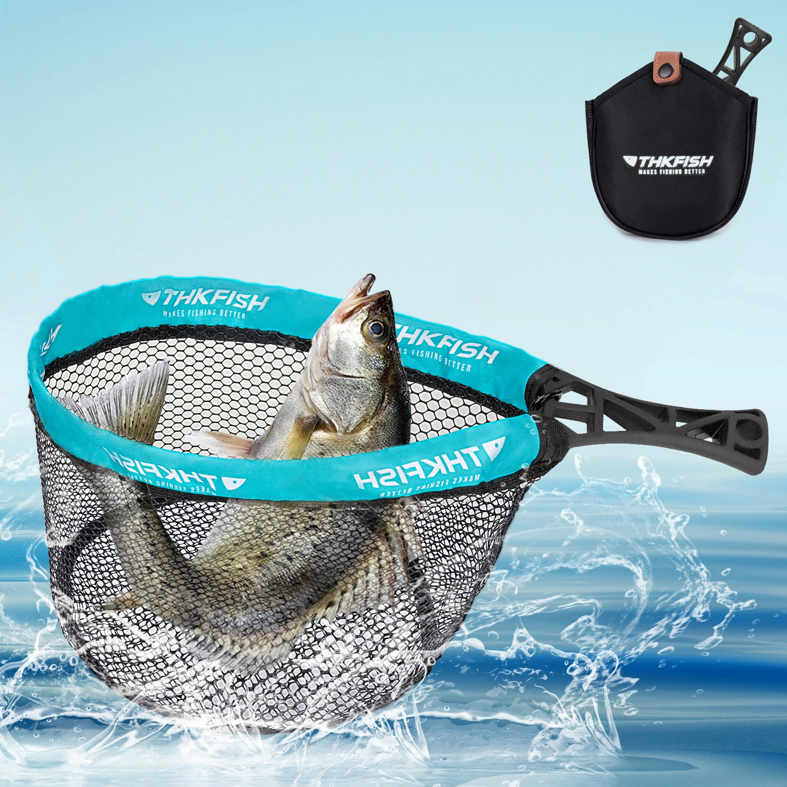 Red de aterrizaje plegable THKFISH para pesca con mosca - imagen 2