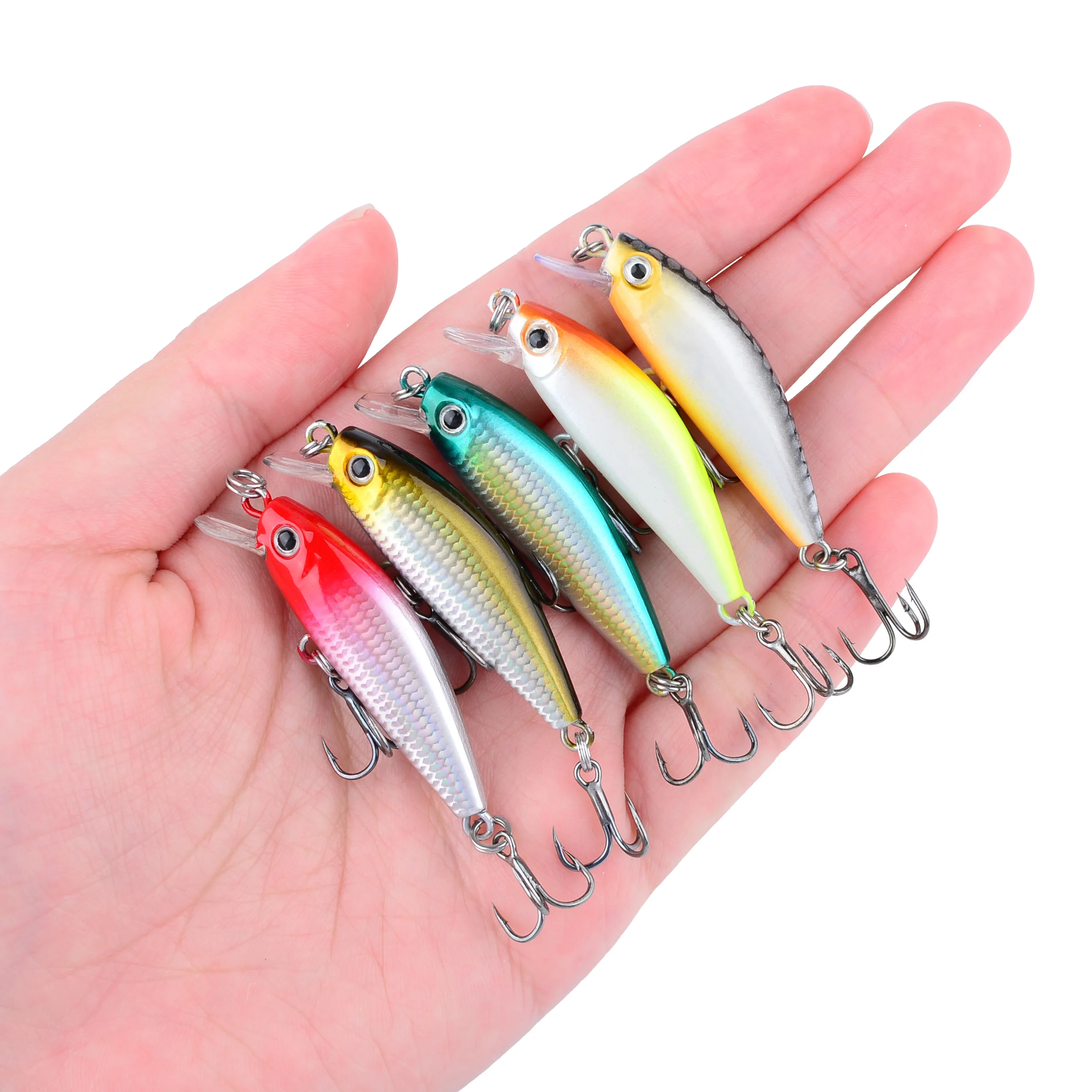 Micro Minnow Wobbler largo alcance hundimiento rápido trucha y lubina - imagen 2