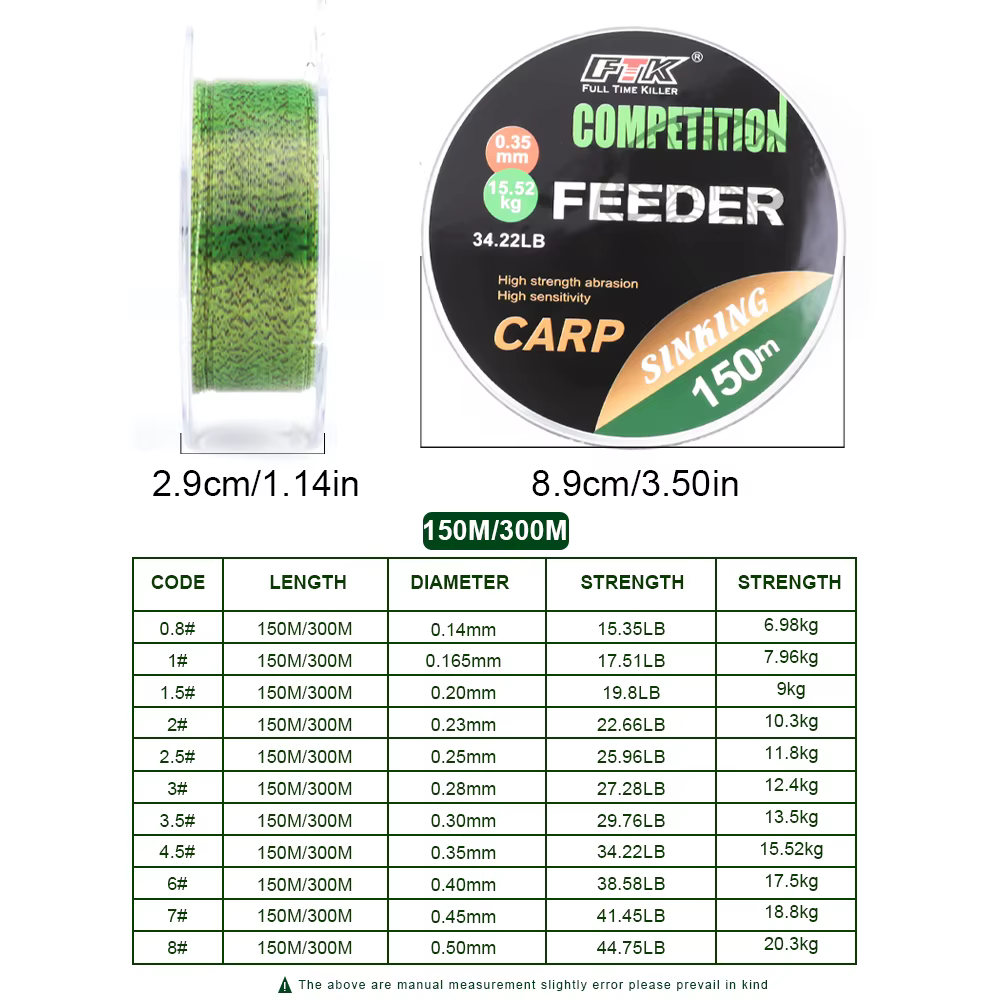 FTK Sedal para Carpa Invisible 3D – Monofilamento Fluorocarbono - imagen 5