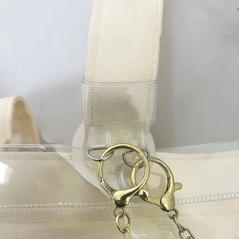 Hebilla de extensión para correa de bolsa con clip transparente PVC - imagen 4