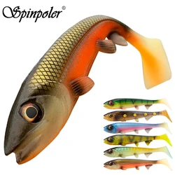 Spinpoler Swimbait Señuelo Cola Cuadrada para la Pesca del Lucio