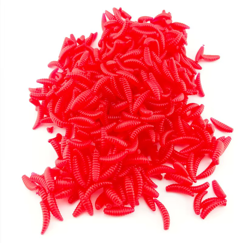 Señuelos de silicona luminosos tipo larva con aroma - imagen 4