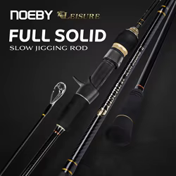 NOEBY Caña de jigging lento con punta sólida para agua salada