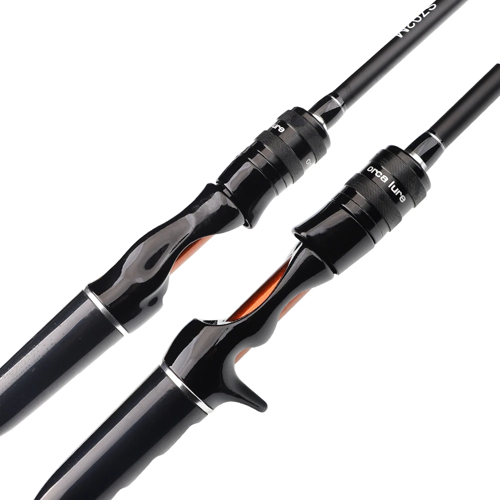 Caña de spinning ORCA Medium Power carbono alto para black bass - imagen 2