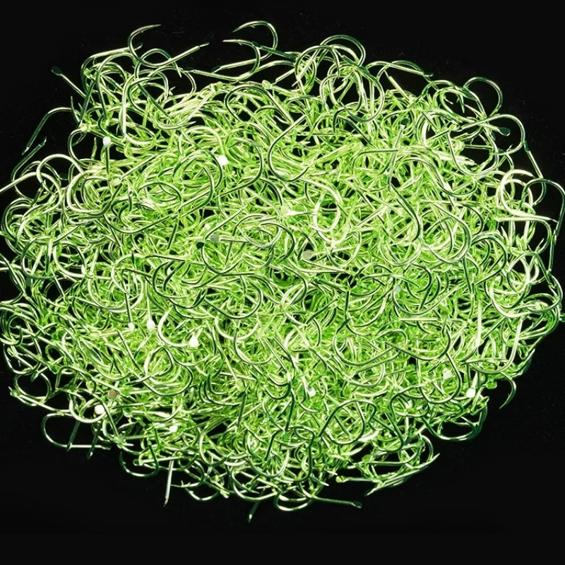 Anzuelos Jig Head planos con púas de mar – vástago pico para vinilo - imagen 5