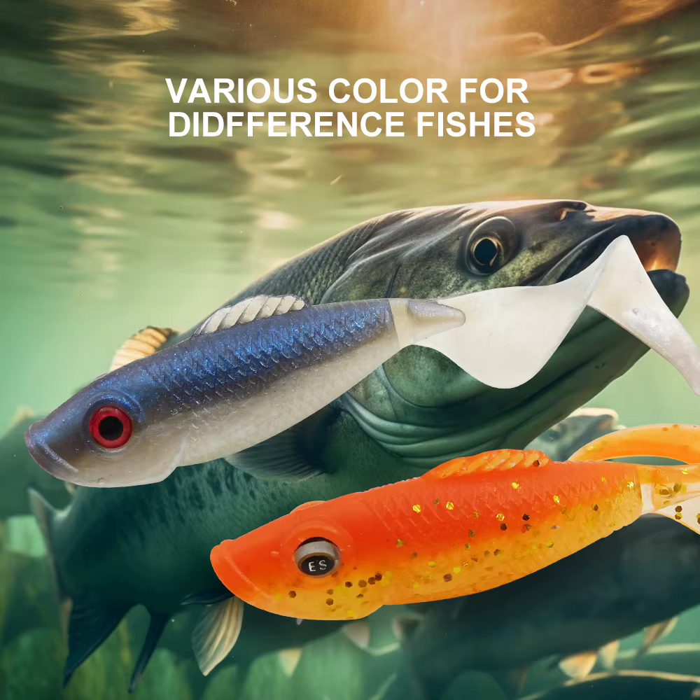 ESFISHING Swiming PRO – Cebo larva 72mm ojos 3D - imagen 5