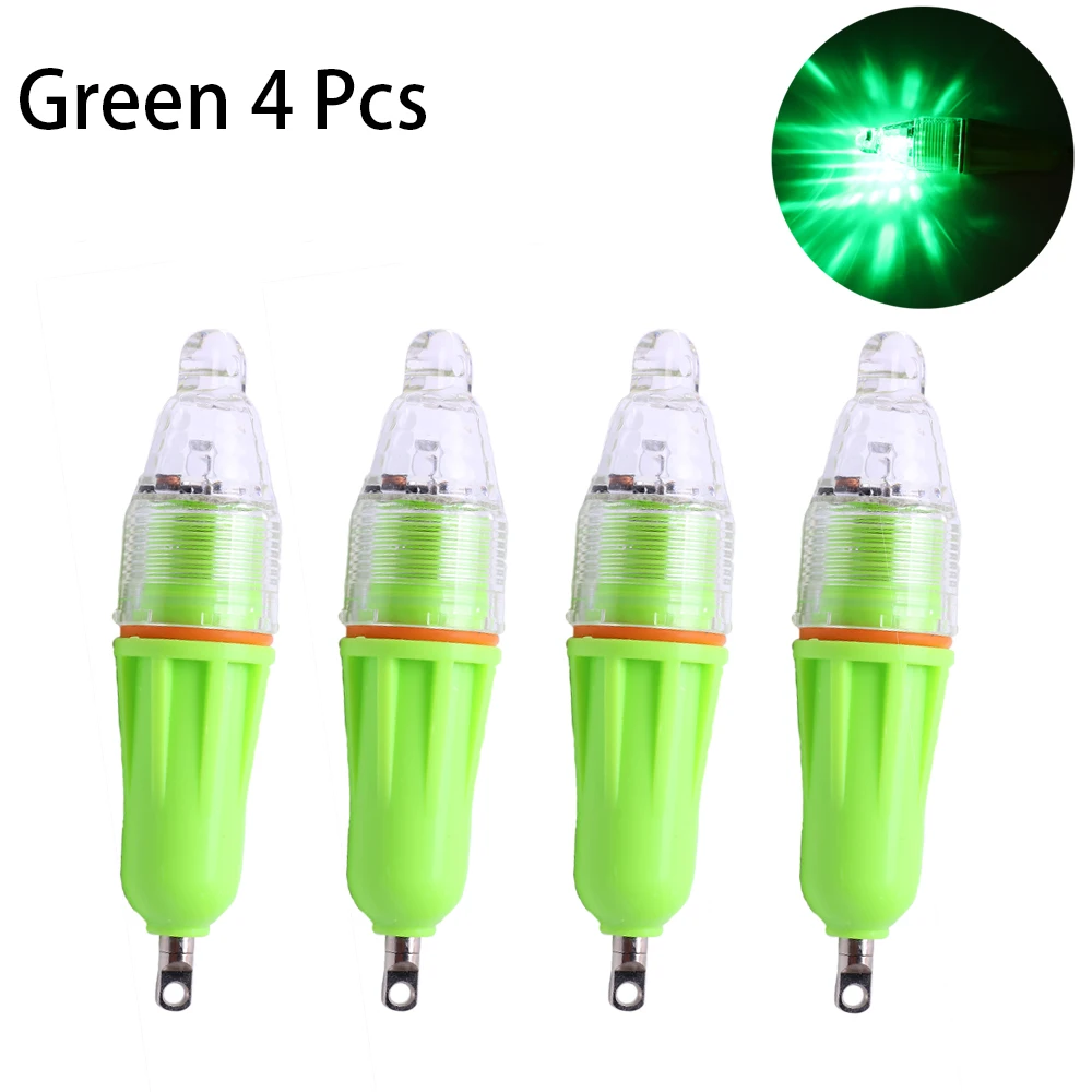 Set de 4 luces submarinas mini para pesca nocturna