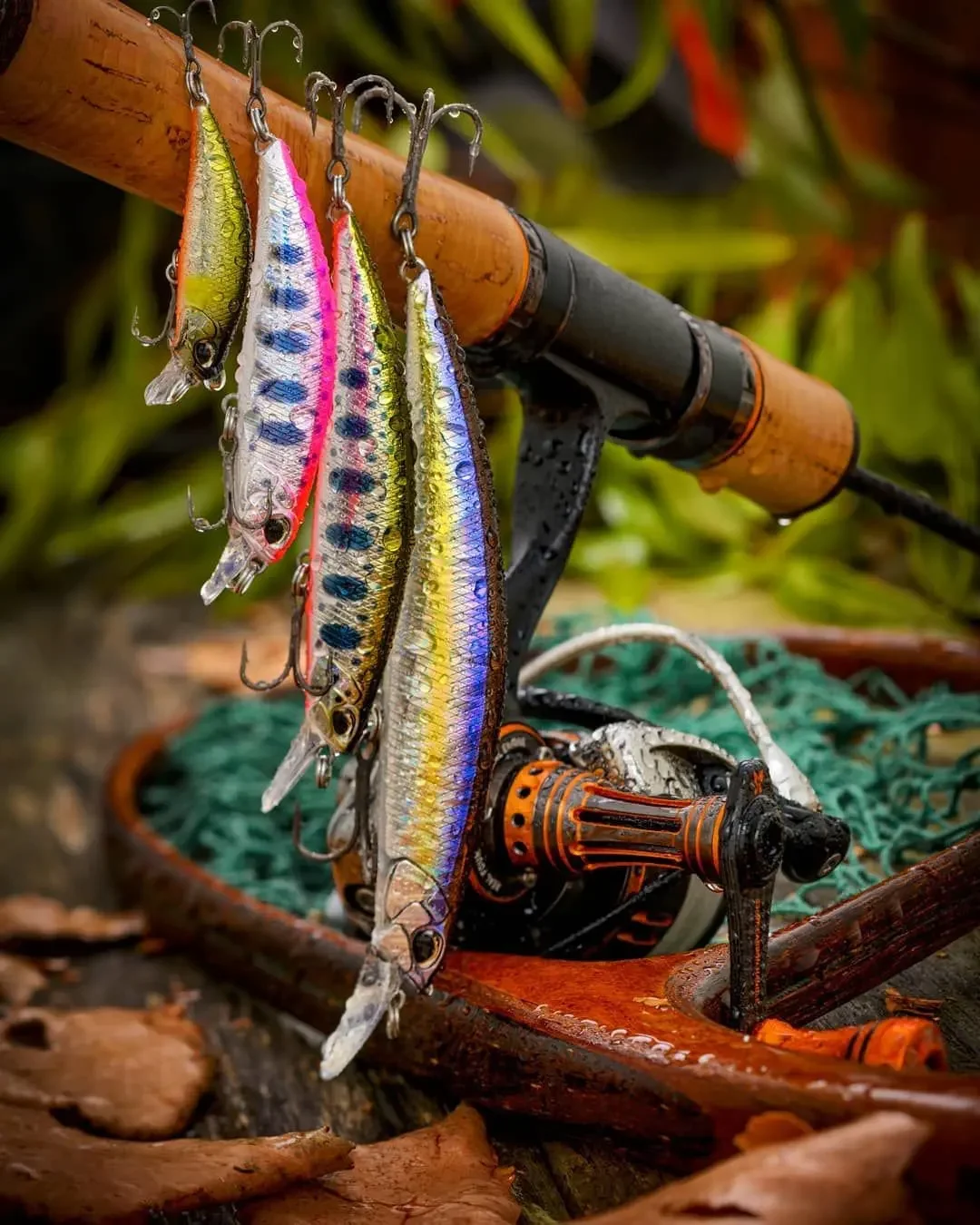 Acción de natación estilo minnow