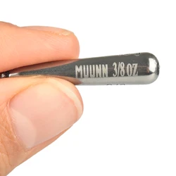 Pesas Drop Shot MUUNN para lubina – plomos compactos de aparejo