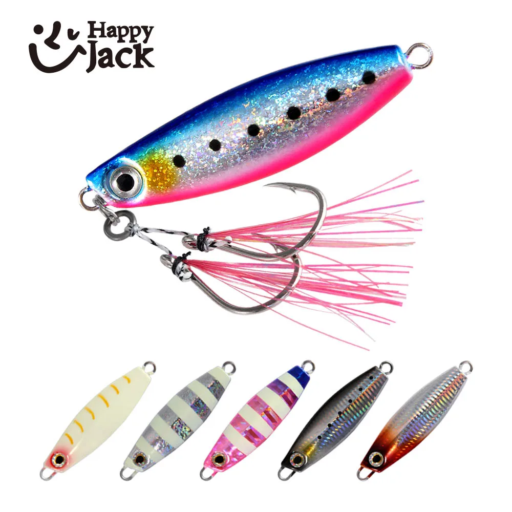 Happyjack Shore Cast – Jig metálico paso lento para costa - imagen 2