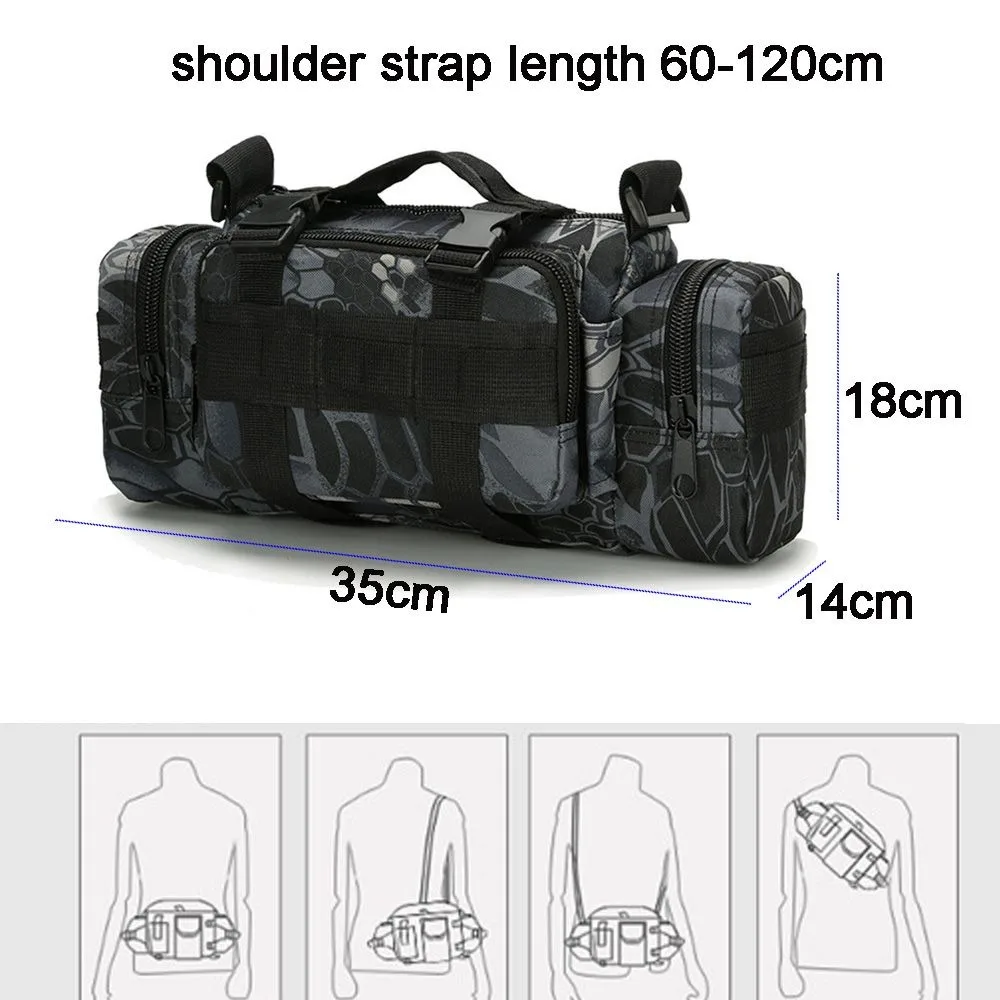 Bolsa de pecho riñonera Oxford impermeable
