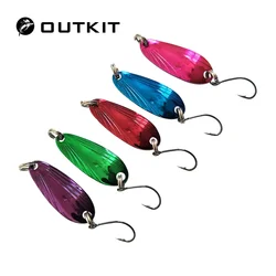 Spinner OUTKIT 3,5g – Cuchara multicolor para trucha y lubina