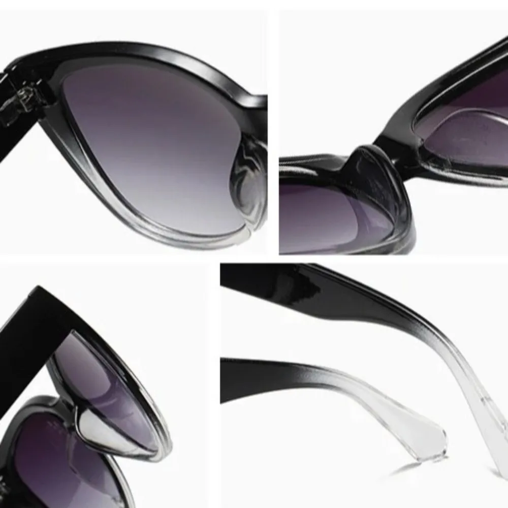 Gafas de sol polarizadas ojo de gato degradado patillas anchas - imagen 3