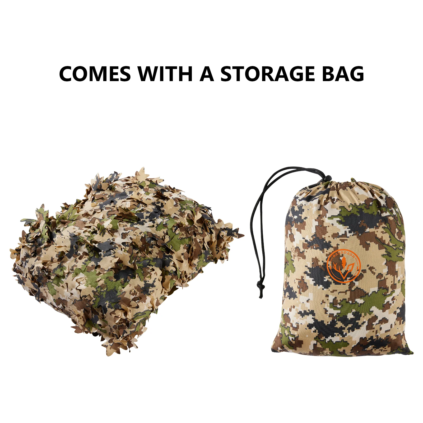 BASSDASH Malla camuflaje pesca – Blindaje pescador