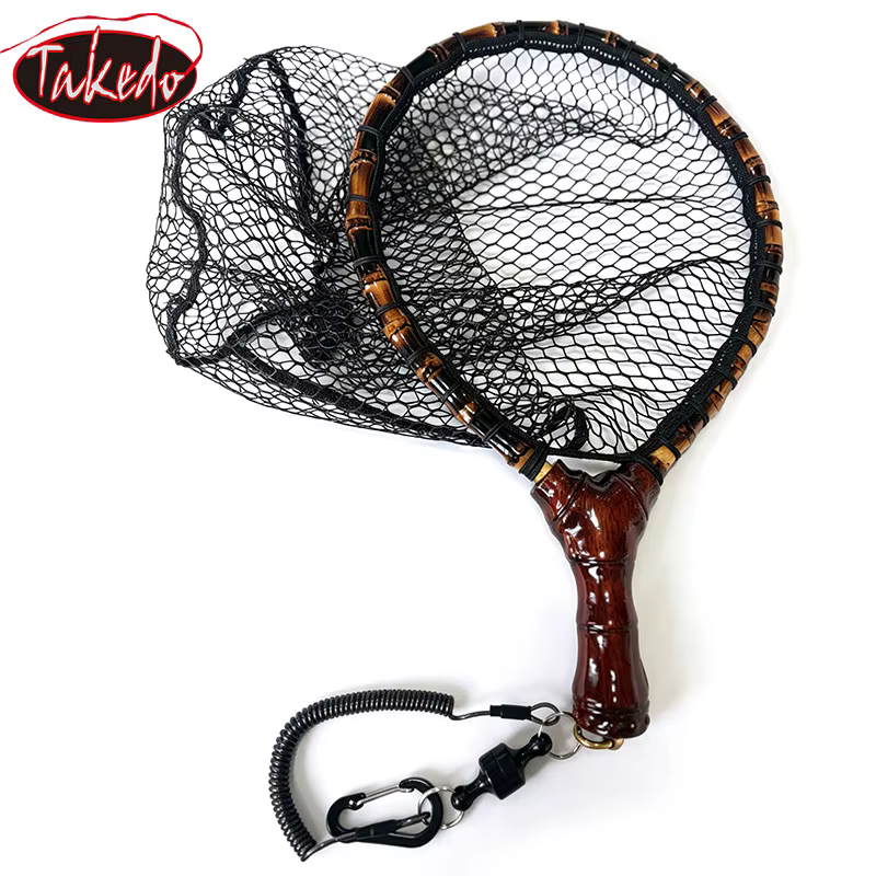 TAKEDO Salabre para pesca a la mosca UL con cordón anti-pérdida