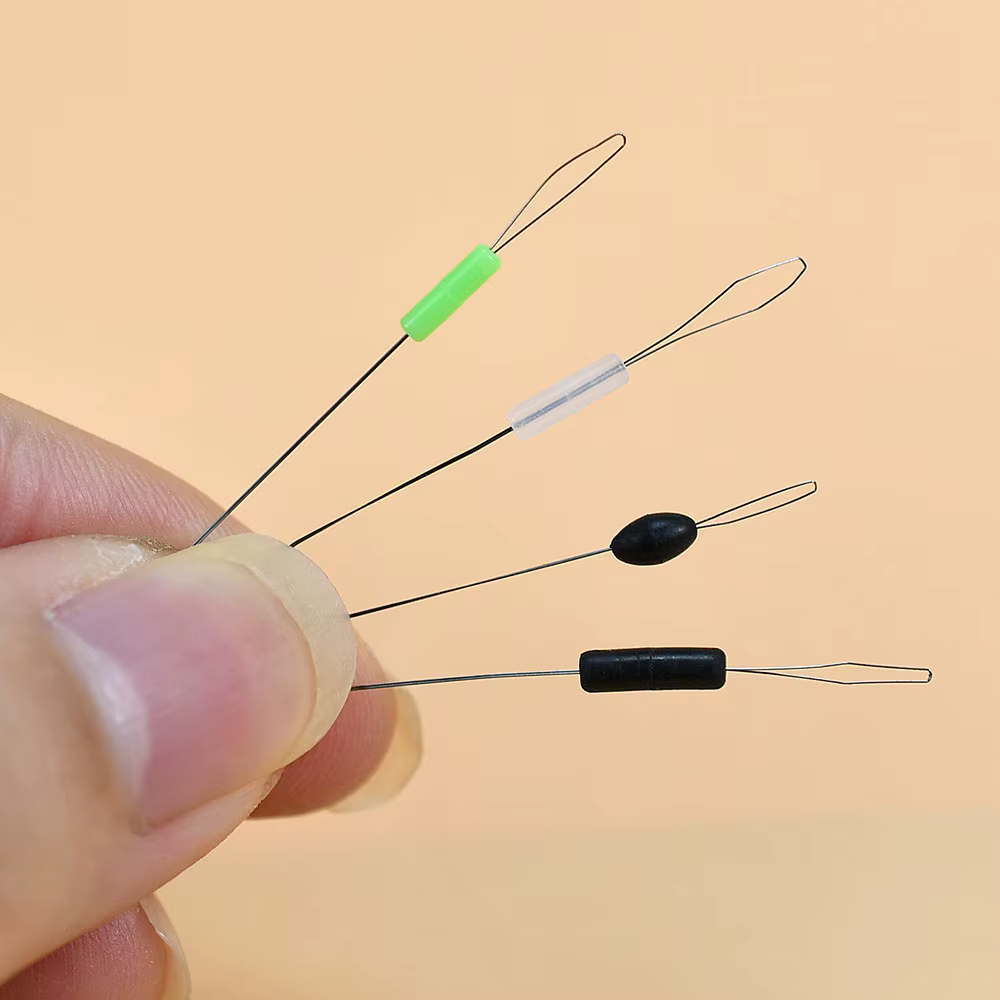 MNFT Flotadores Silicona Tipo Frijol – Antihebra para Línea de Pesca - imagen 4