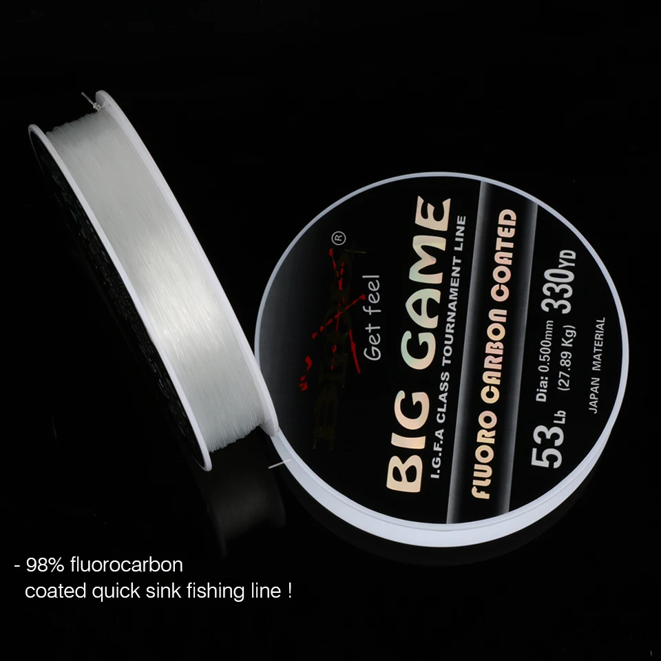 Goture línea de pesca con fluorocarbono – monofilamento hundimiento - imagen 3