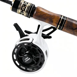 Carrete de pesca en hielo Free Fisher, suave de metal