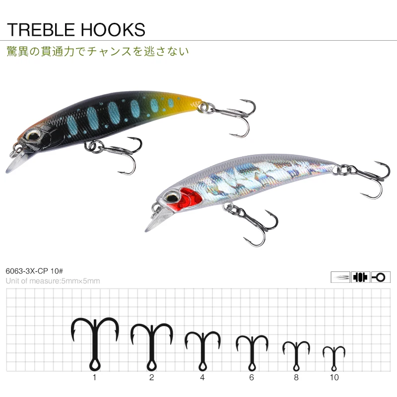 TSU Wobbler Minnow hundible – Crankbait para lubina y lucio - imagen 2