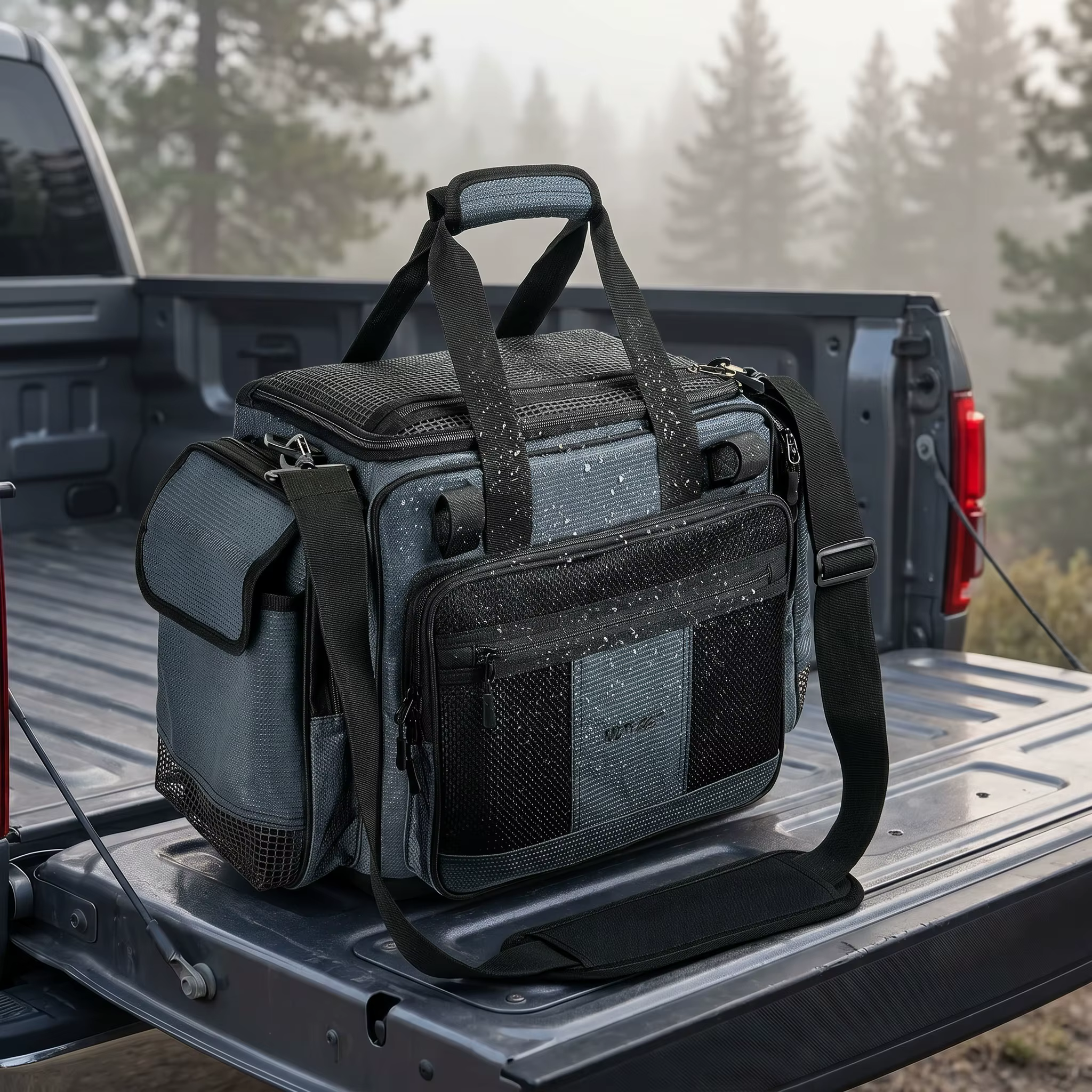 Bolsa de pesca Goture resistente al agua con base EVA y portacañas - imagen 5