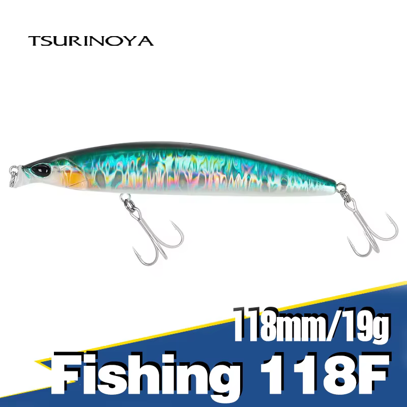 TSURINOYA 118F – Señuelo shad lipless marino 118mm