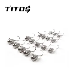 Hayabusa Jig Head de tungsteno lágrima para pesca en hielo