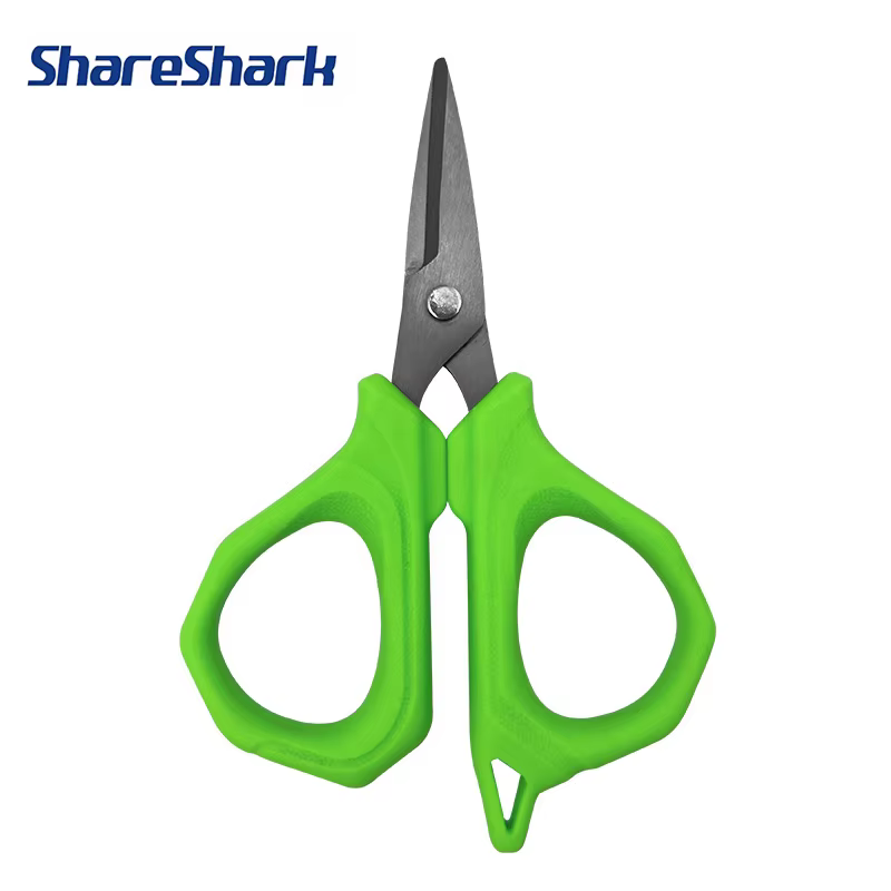 ShareShark Tijeras de pesca para cortar líneas de PE en acero inoxidable
