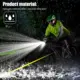 Juego de luces para bicicleta montaña a prueba de agua con flash - imagen 4