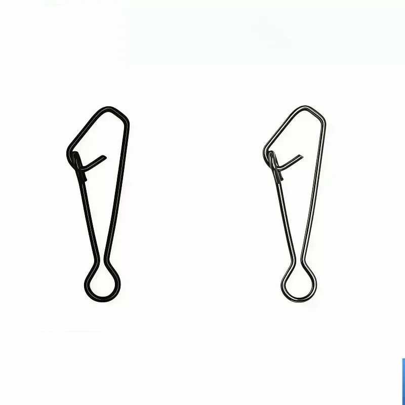 Mosquetones giratorios de acero inox para montaje rápido de pesca