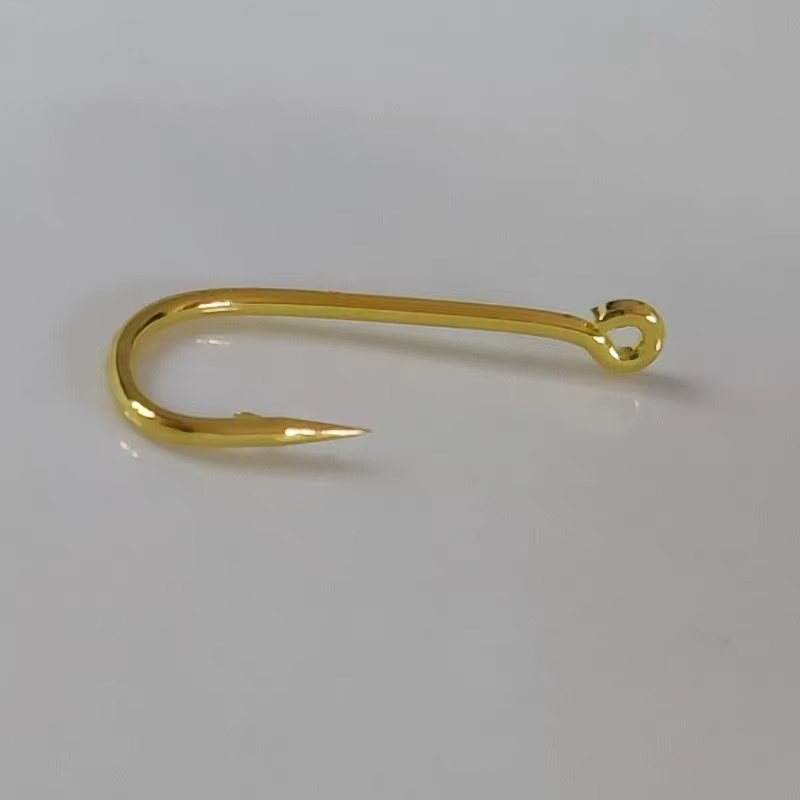 Anzuelos circulares para carpa – Dorados con púas y ojo pequeño - imagen 3