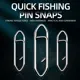 ShareShark conectores giratorios de acero inoxidable para señuelos - imagen 4