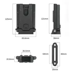 Soporte plegable para bicicleta resistente y ajustable, estable