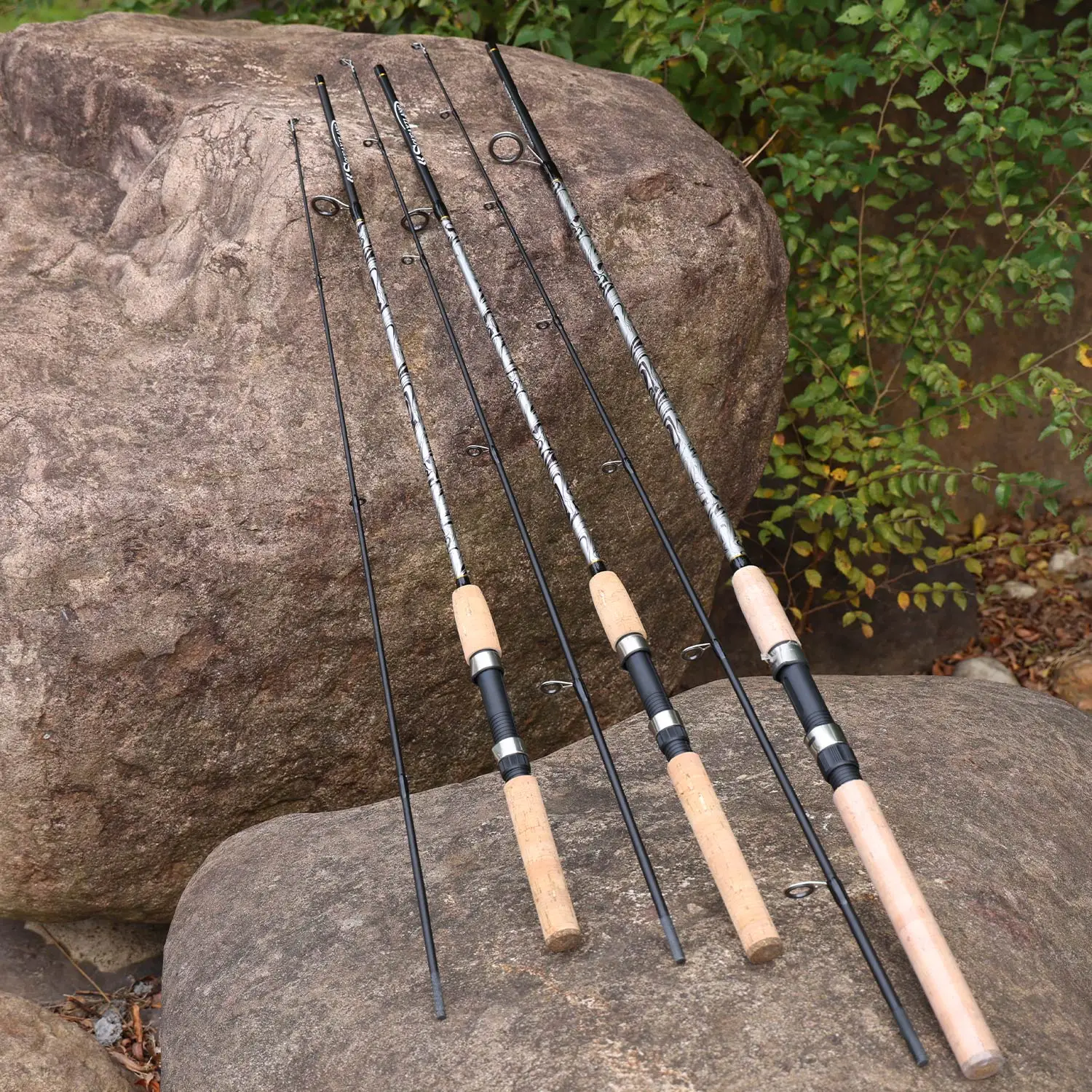 Detalle de la caña de pesca Sougayilang