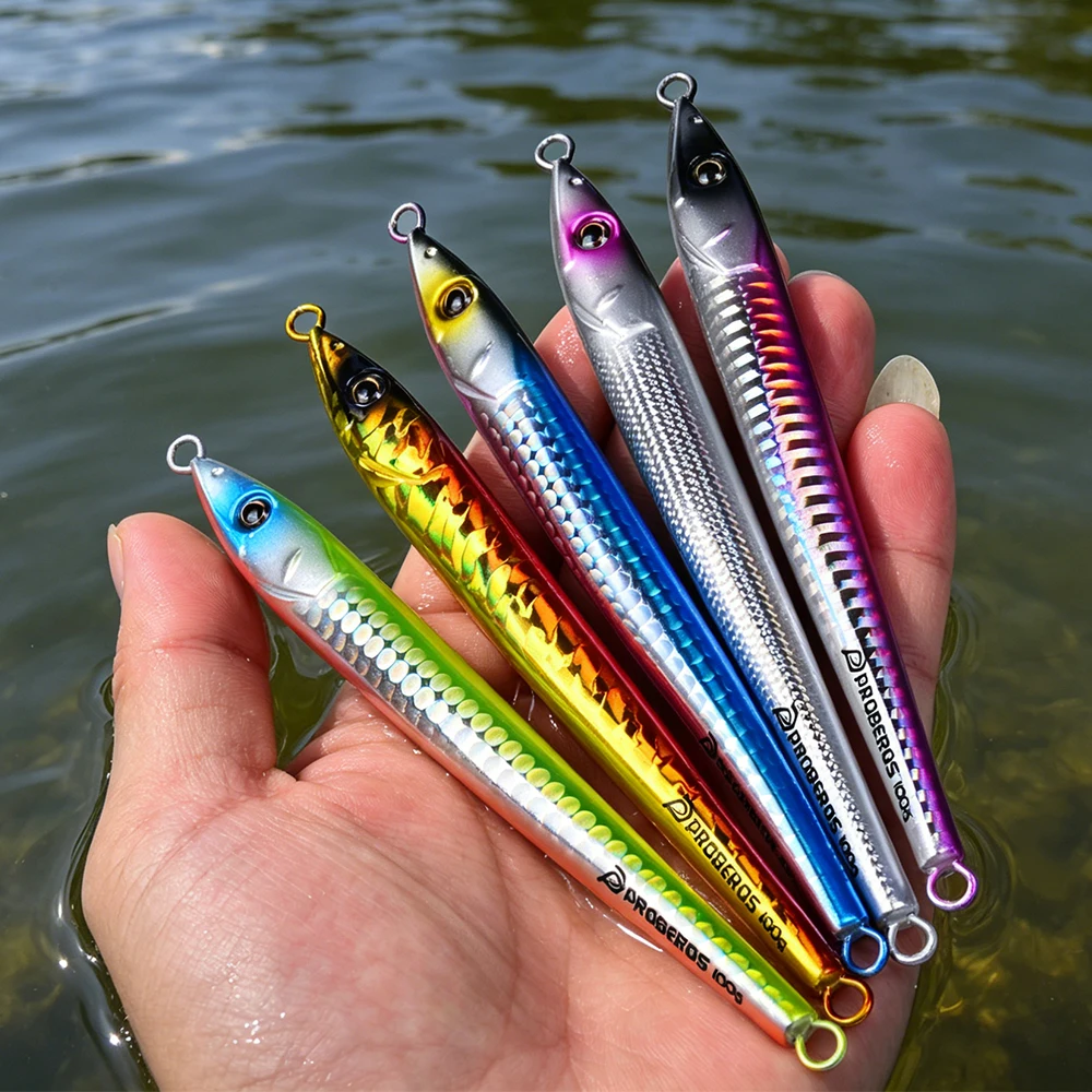 Proberos jigs metal para lanzamiento lejano en agua salada - imagen 4