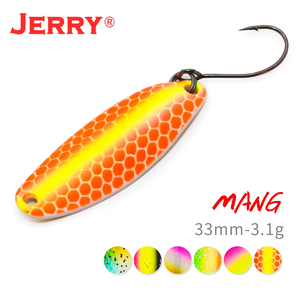 Jerry Mang Señuelo Wobbler para trucha y lubina - Cebos giratorios