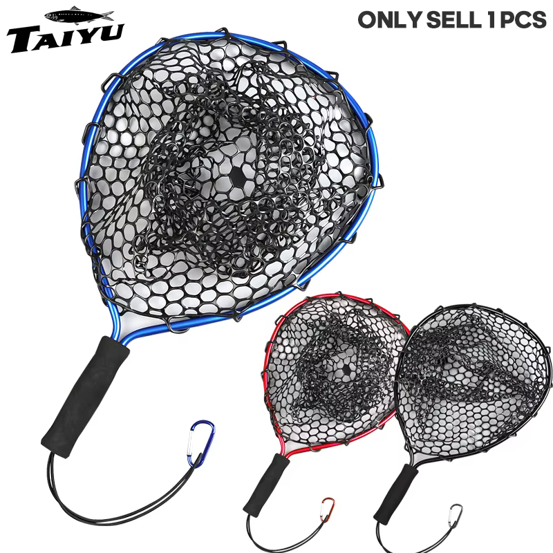 TAIYU Sacadera de Pesca Red Portátil Aluminio Ultraligera